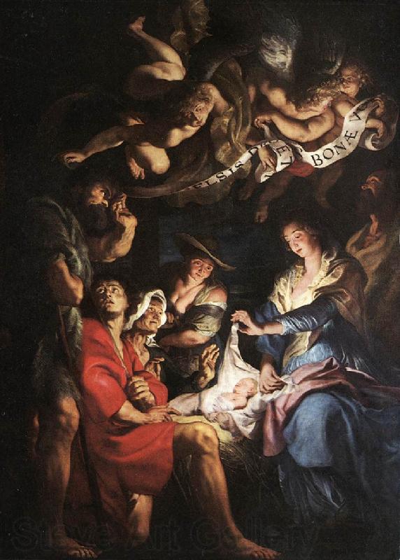 RUBENS, Pieter Pauwel Adoration of the Shepherds af Spain oil painting art